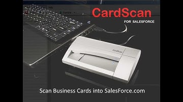 Scan Business Cards into Salesforce Business Card Reader
