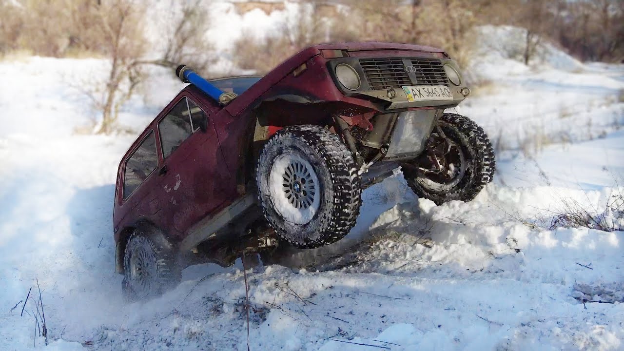 ТУРБО НИВА. САМОРЕЗЫ вместо ШИПОВ. Оффроуд