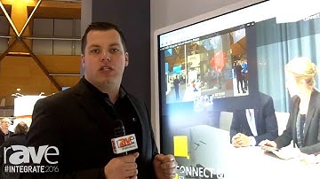 Integrate 2016: Ricoh Shows Interactive Flat Panel Display With a Windows-based OPS