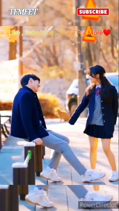 😍💞HIGH SCHOOL LOVE ❤️🙈187 cm 155 cm #kdrama