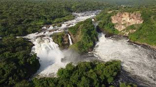 The River Nile from its source passing the Itanda Falls and finally the Murchison Falls #drone