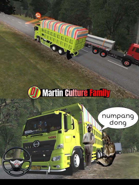 Truk Hino 500 Dump truck kuat nanjak - Bus Simulator Indonesia