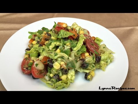 Southwest Cilantro Lime Salad - Lynn's Recipes