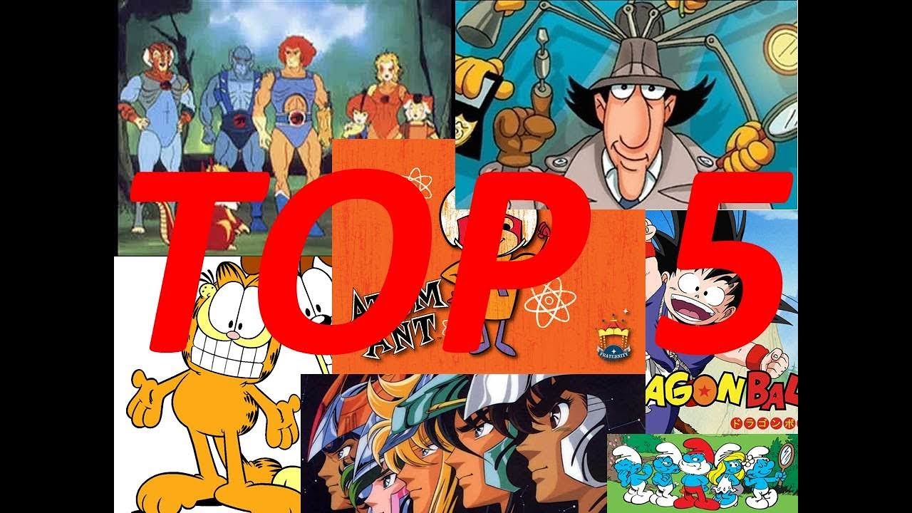 Top 5 Dibujos animados de los años 80´s YouTube Top 5 Dibujos animados de los años 80´s YouTube