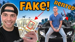 Fake Gurus On Youtube, Fake Cash And Rented Cars!