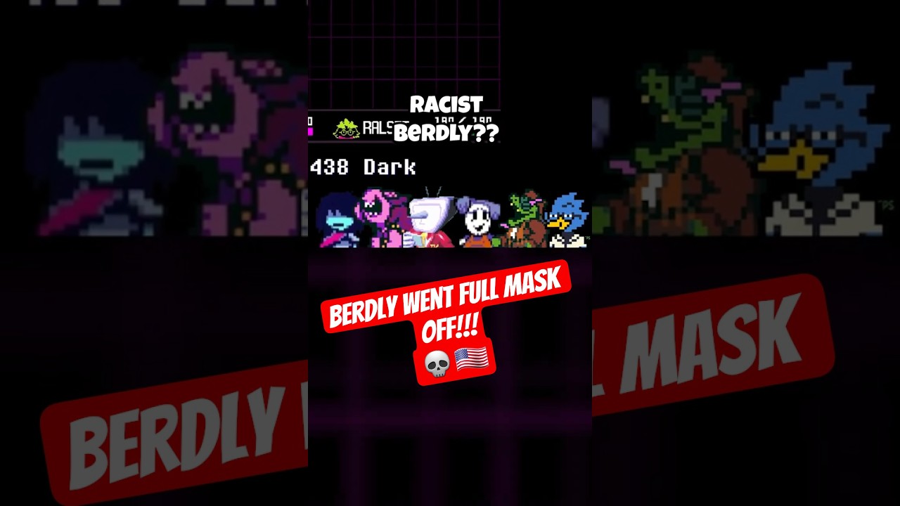 Berdly Goes Full Mask-Off 💀 | Deltarune Fandub Funny Moment