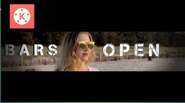 How To Make Black Bars Open Cinematic Effect dn Kinemaster // Kinemaster Tutorial