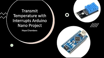 Transmit Temperature with Interrupts Arduino Nano DHT11 Project