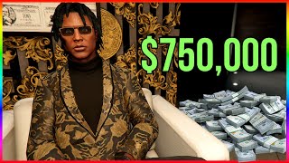 How To Make $750,000 in GTA 5 Online | Easy Solo Money Method