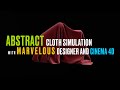 Abstract Cloth Simulation with Marvelous Designer and Cinema 4D
