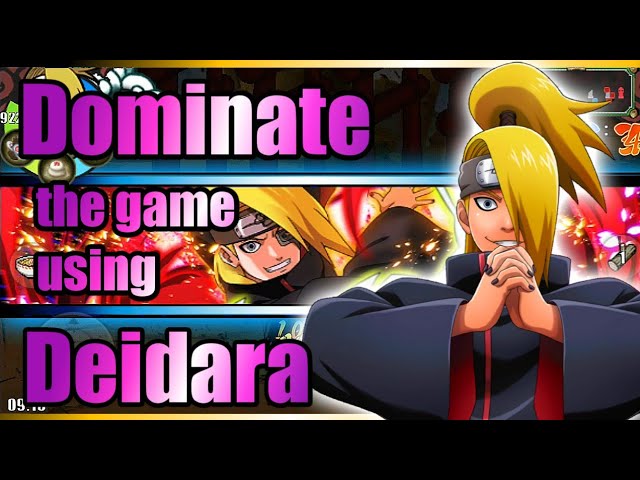 How to DOMINATE Naruto Senki using Deidara - The 7 PRO TIPS class=