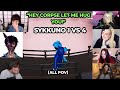 【All Pov】Sykkuno gives Corpse a Hug | Gang Beast ft Valkyrae, Tinakitten, Brookeab, & more