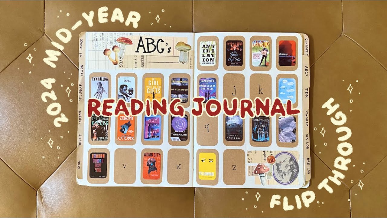 mid-year READING JOURNAL flip through 2024 📚 - cozy & relaxing  [CC]