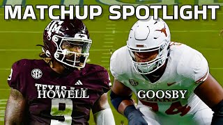 Cashius Howell Vs Trevor Goosby Full Matchup | OL Vs DL | NFL Draft Film