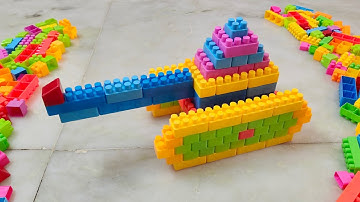 Satisfying DIY Military tank ASMR/building blocks/block game/lego building block#asmr#buildingblocks