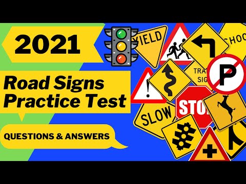 2021 DMV Road Signs Practice Test/DMV Driver’s License Test