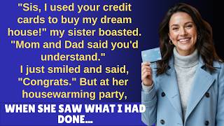 My Sister Ruined My Credit to Buy Her Dream House—So I Let Her Enjoy It Until the Housewarming...