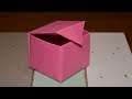 Origami schachtel falten mit papier w