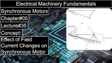 Electric Machine-II | Chapter#05 | Effect of Field Current Changes in Synchronous Motor | Chapman