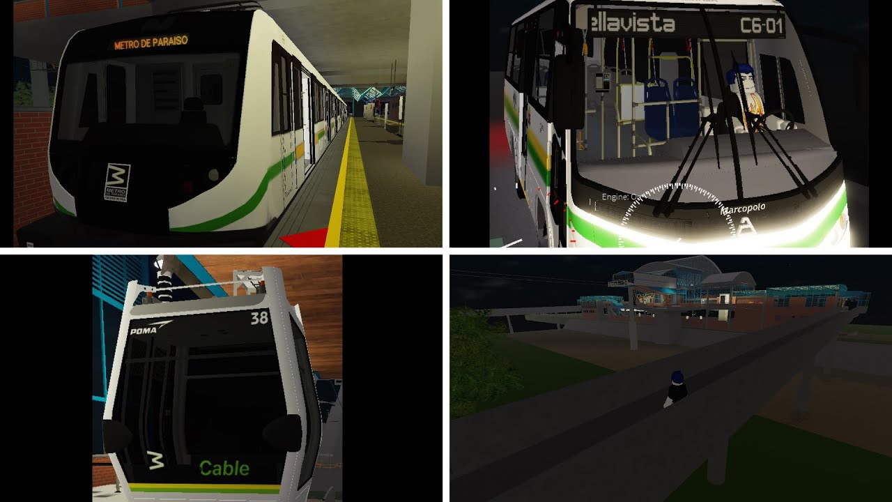 ROBLOX - Paraiso/Medellin | GRAN ACTUALIZACION | Metro, Alimentador y Metrocable | Version 0.9.1