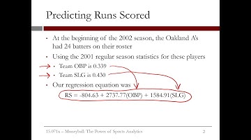 2.3.7 Sports Analytics - Video 4: Using the Model to Make Predictions