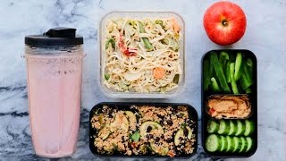 [ open for full recipes!] today we’re making a school or work
week’s worth of healthy & vegan breakfasts, lunches, and dinners --
all in under 1 hour :) get ...