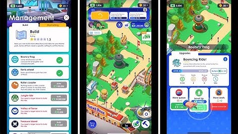 Idle Theme Park - Tycoon Game (IOS Gameplay) Fast Forward