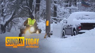 Winter storm arrives in Northeast, ending snow drought