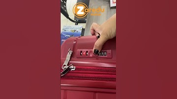 Como mudar a senha da sua mala de viagem? #dicadeviagem #viagem  #25demarço