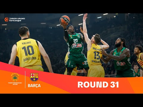 Panathinaikos AKTOR Athens-FC Barcelona | Round 31 Highlights | 2023-24 Turkish Airlines EuroLeague