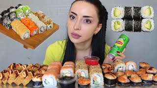 НЕМНОГО ОТКРОВЕНИЙ ❤️ Роллы Mukbang Ayka Emilly 🌸