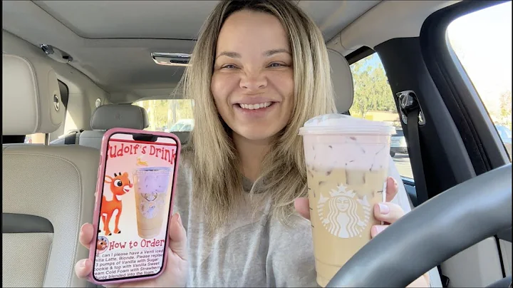 Trying Starbucks *NEW* Rudolph Drink (Holiday Secr...