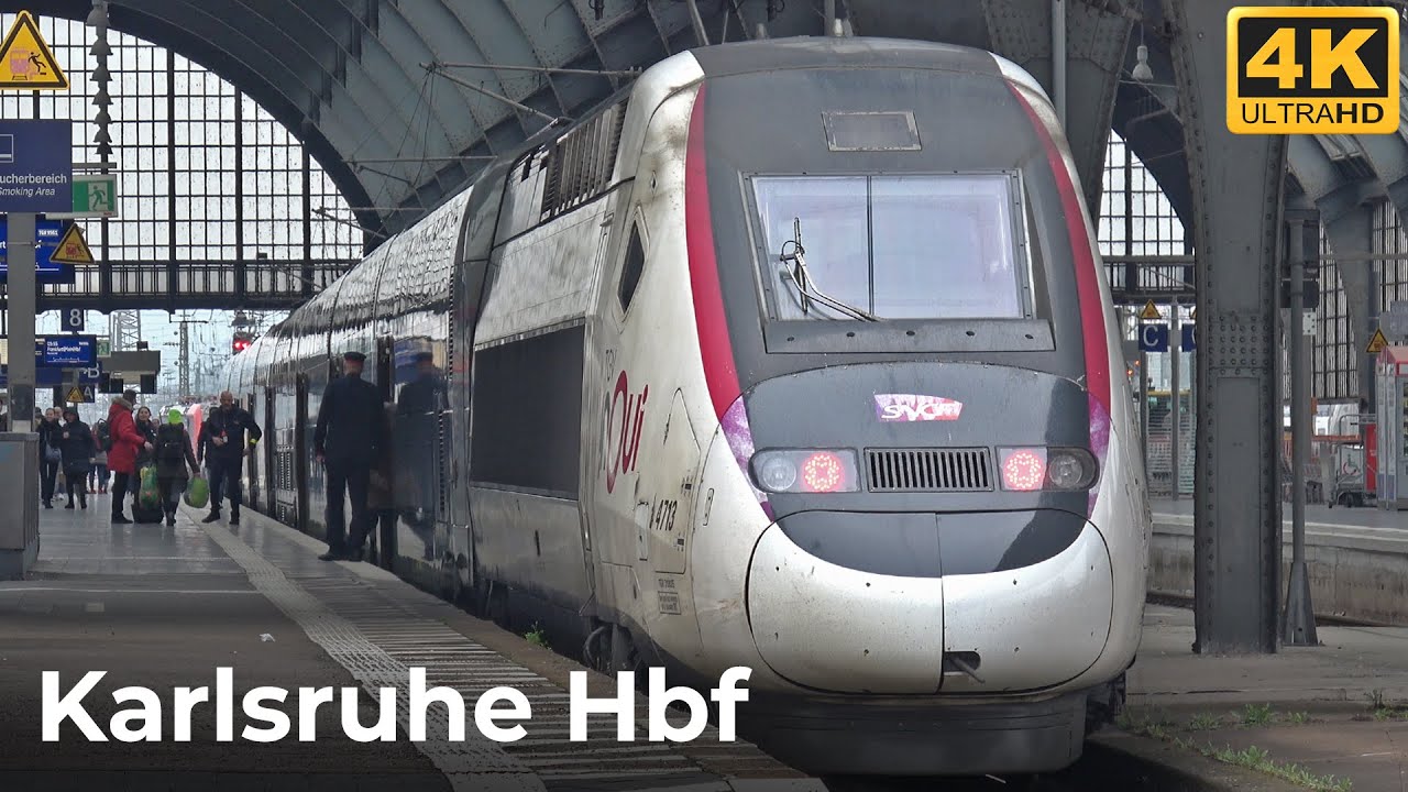 Karlsruhe Hauptbahnhof - 15.03.2025: Internationaler Fernverkehr & vielfältiger Regionalzugbetrieb