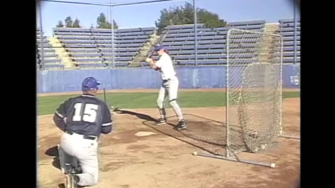 Baseball hitting mechanics soft toss drill YouTube