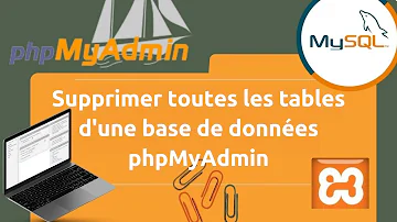 Comment supprimer toutes les tables d'une base de données mysql ?