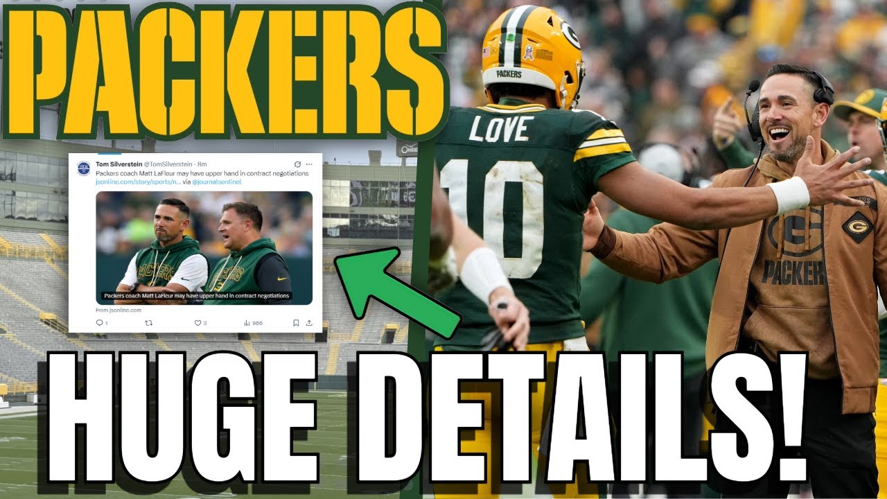 🔴 NEW DETAILS Emerge in Matt LaFleur’s Packers Contract Negotiations?!