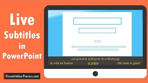 How to Show Live Subtitles in PowerPoint
