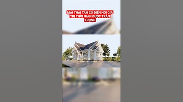 MÁI THÁI TÂN CỔ ĐIỂN. #nhadepbinhduong #thietkenhapho #thietkenoithat #xaynhatrongoi #maunhadep