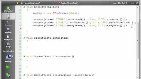 C++ Qt 66 - QTCPSocket using signals and slots