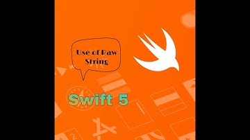 Swift 5 (Use of RawString)