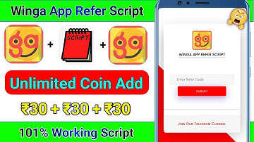 Winga App Refer Bypass Script | Winga App Payment Proof | New Earning App 2022 ||