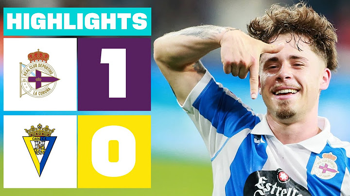 RC DEPORTIVO 1 - 0 CÁDIZ CF I HIGHLIGHTS LALIGA HYPERMOTION