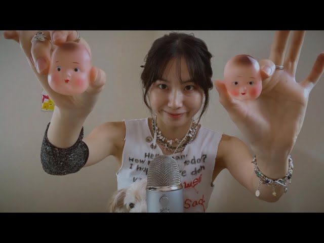ASMR - whispering voice, hand sounds, tapping, etc