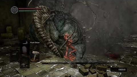 Asylum Demon SL1 NG+6 +0 weapon no sprint/roll/rings/buffs/aux