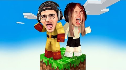 MINECRAFT PERO EMPEZAMOS EN UN SOLO BLOQUE 😱 - PARTE 1