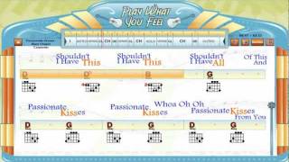 Passionate Kisses - Mary Chapin Carpenter - Guitaraoke, Chords & Lyrics - playwhatyoufeel.com chords