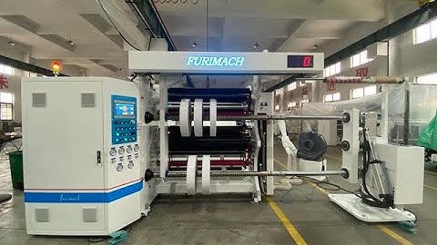 FR-2893 Self Adhesive Paper Roll Slitter Rewinder Machine | Sticker Paper Slitting Machine