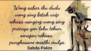 🔴 PITUTUR Kuncine wong urip iku sabar lan syukur ❣️