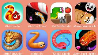 Slither.io,Little Big Snake,Worms Zone,Snake Clash,Worm Hunt,Snake Puzzle: Slither to Eat,Wormax.io screenshot 3