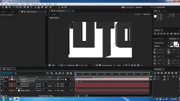 After Effects Tutorial CC New 3D Text Extrusion  HD
